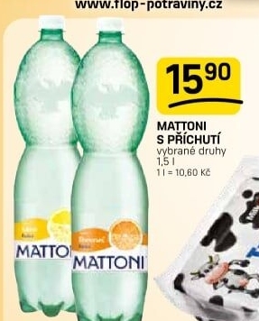 Ochucená voda Mattoni