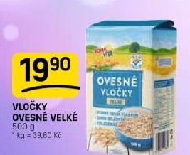 Ovesné vločky Bonavita