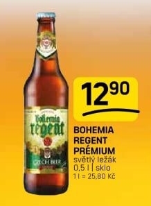 Pivo Premium Bohemia Regent