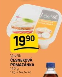 Pomazánka česneková Lahůdky Vavřík