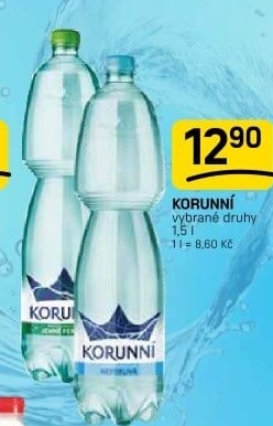 Přírodní voda Korunní