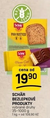 Produkty bez lepku Schär
