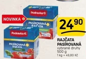 Rajčata pasírovaná Podravka