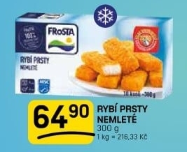 Rybí prsty nemleté mražené Frosta