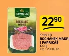 Salám bochánek Madrid Krahulík