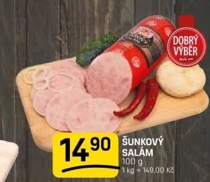 Salám šunkový Dobrý výběr