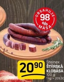 Štýrská klobása Steinex