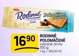 Sušenky Rodinné polomáčené Sedita