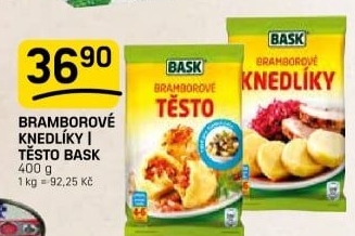 Těsto bramborové v prášku Bask
