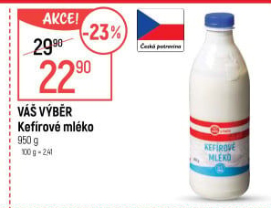 Kefírové mléko Váš výběr