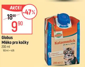 Mléko pro kočky Globus