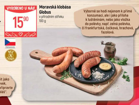 Moravská klobása Globus