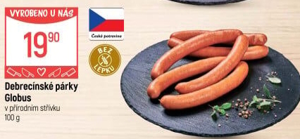Párky debrecínské Globus