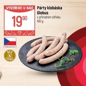 Párty klobása Globus