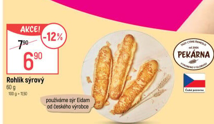 Rohlík se sýrem