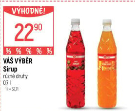 Sirup Váš Výběr