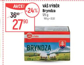 Sýr Bryndza Váš Výběr