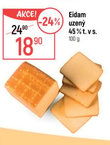 Sýr Eidam uzený 45%
