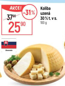 Sýr Koliba uzená 30%