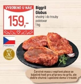 Vepřová plec marinovaná Biggril Globus