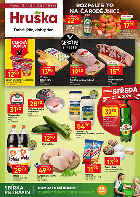 akční leták Hruška 22.4.2026-28.4.2026