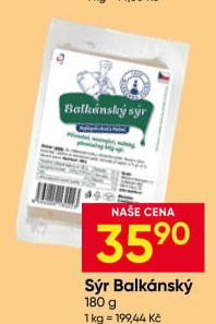 Balkánský sýr Mlékárna Polná