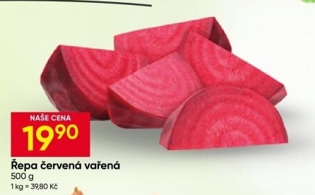 Červená řepa předvařená