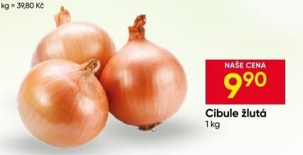 Cibule kuchyňská žlutá