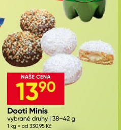 Kobliha s náplní Dooti Minis