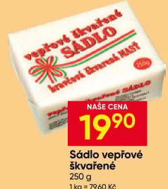 Sádlo vepřové škvařené