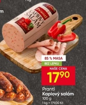 Salám s kápií Prantl