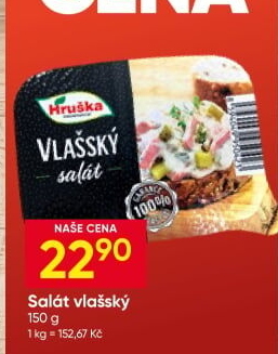 Salát vlašský Hruška