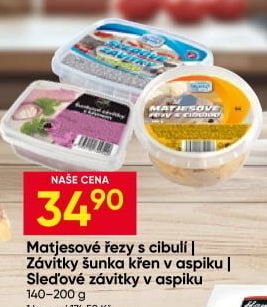 Sleďové závitky v aspiku Rybex