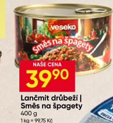 Směs na špagety Veseko