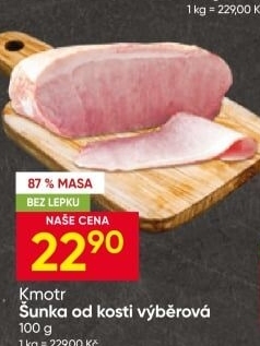 Šunka od kosti výběrová Kmotr