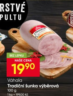 Šunka Tradiční výběrová Váhala