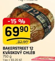 Chléb kváskový Baker Street