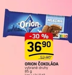Čokoláda Orion