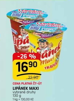 Dezert Lipánek Madeta