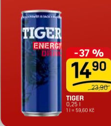 Energetický nápoj Tiger