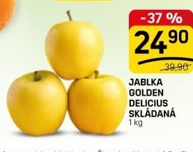 Jablka Golden Delicious