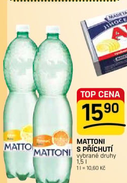 Ochucená voda Mattoni