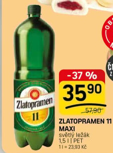 Pivo světlý ležák 11° Zlatopramen