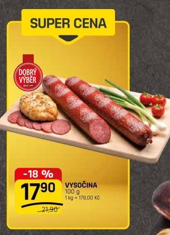 Salám vysočina Dobrý Výběr