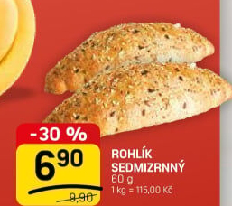 Sedmizrnný rohlík