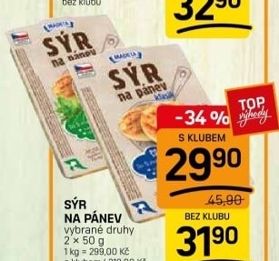 Sýr na pánev Madeta