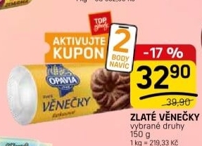 Věnečky Zlaté Opavia