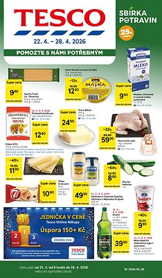 akční leták Tesco 22.4.2026-28.4.2026