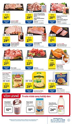 akční leták Tesco 22.4.2026-28.4.2026
