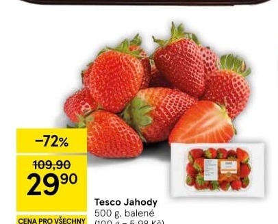 Jahody Tesco
